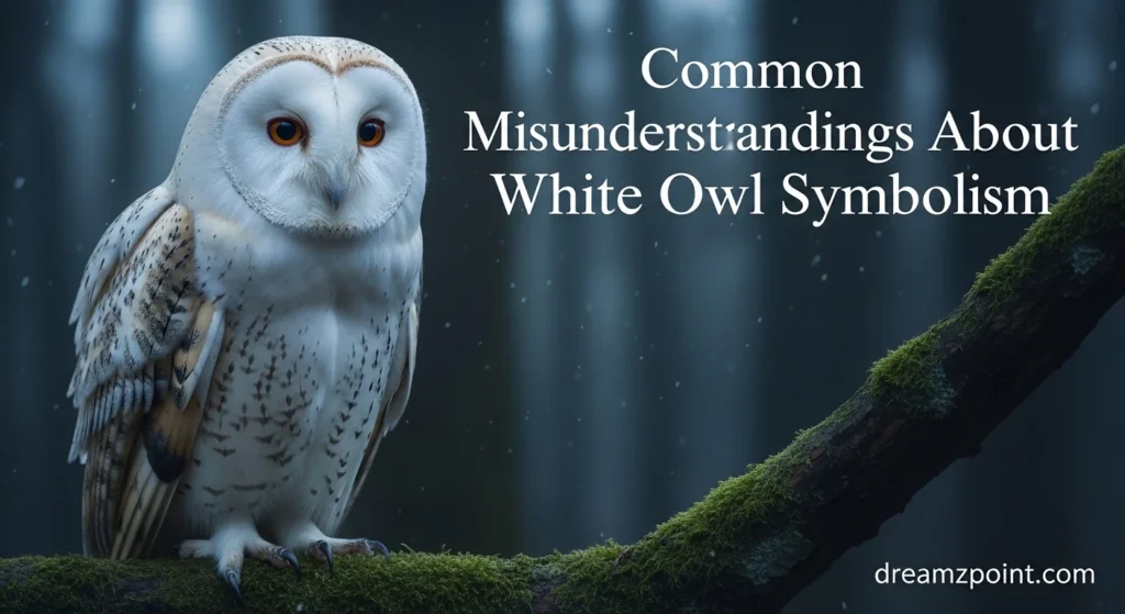 Common Misunderstandings About White Owl Symbolism