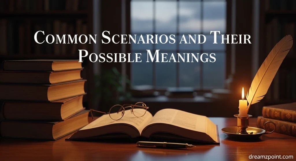 Common Scenarios and Their Possible Meanings