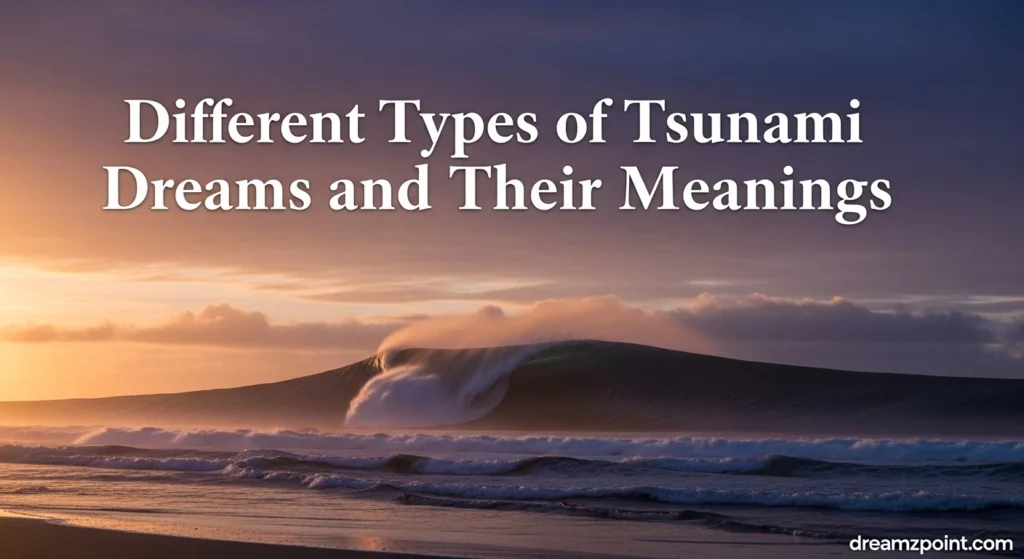 Different Types of Tsunami Dreams and Their Meanings