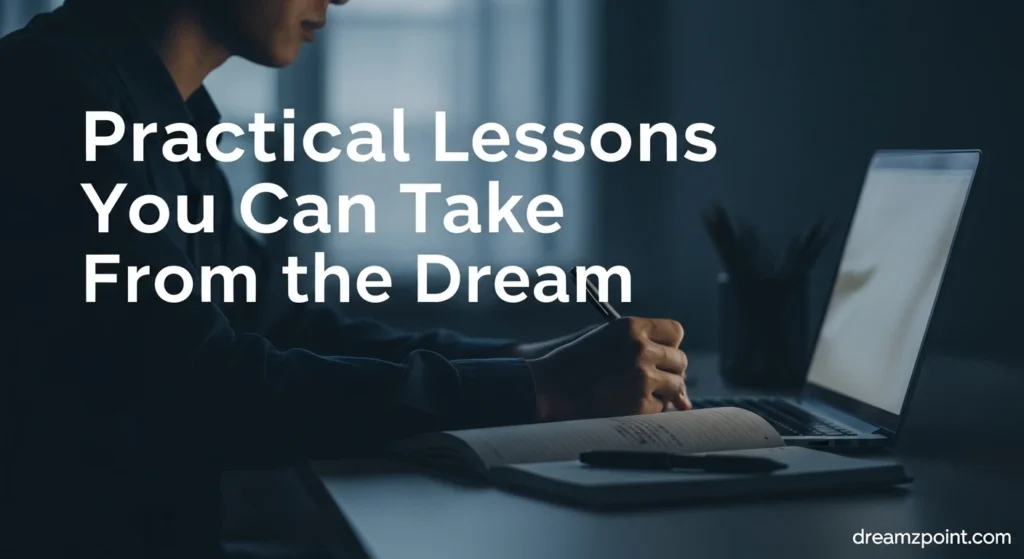 Practical Lessons You Can Take From the Dream