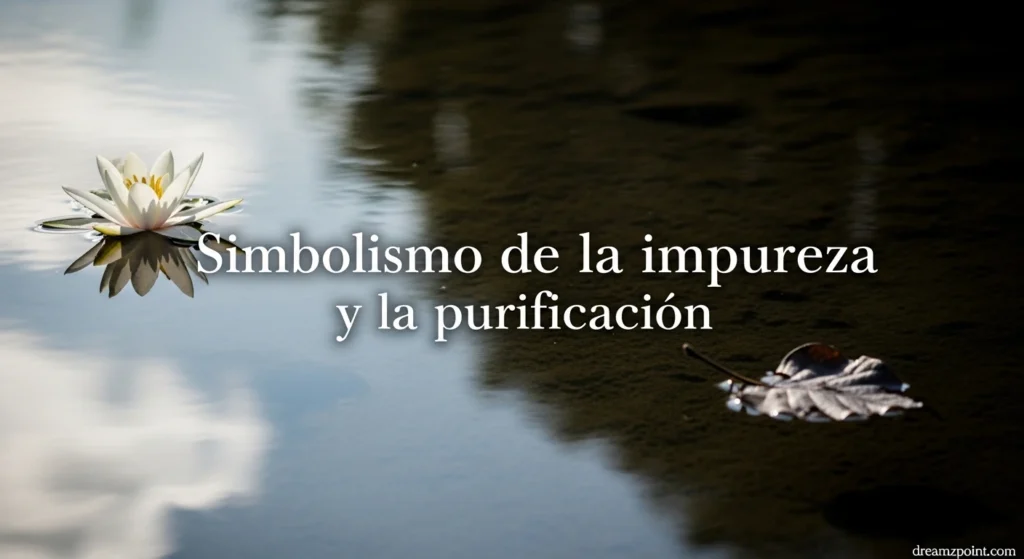 Simbolismo de la impureza y la purificación