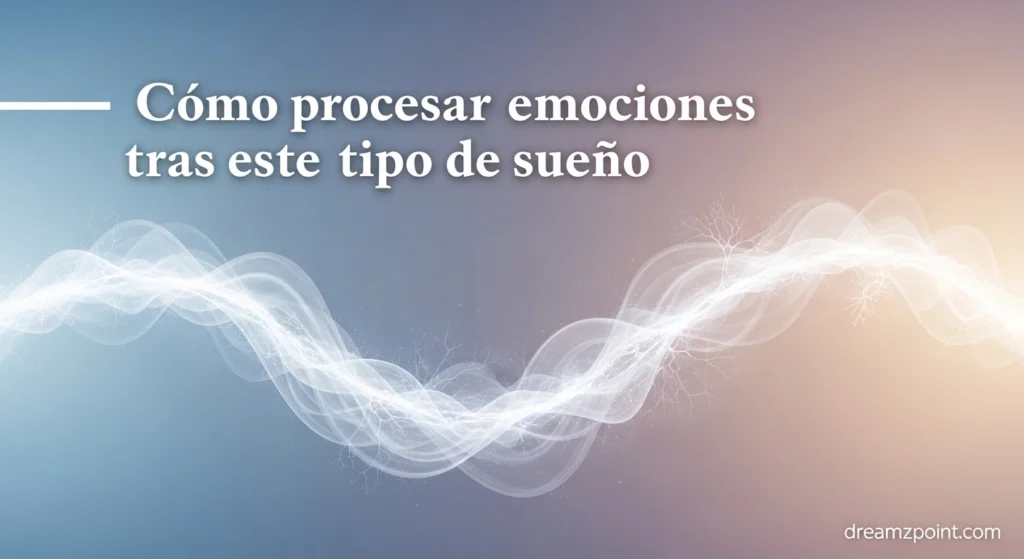 Cómo procesar emociones tras este tipo de sueño