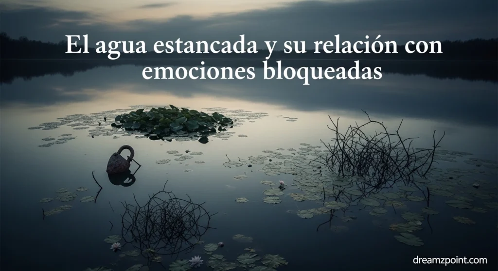 El agua estancada y su relación con emociones bloqueadas