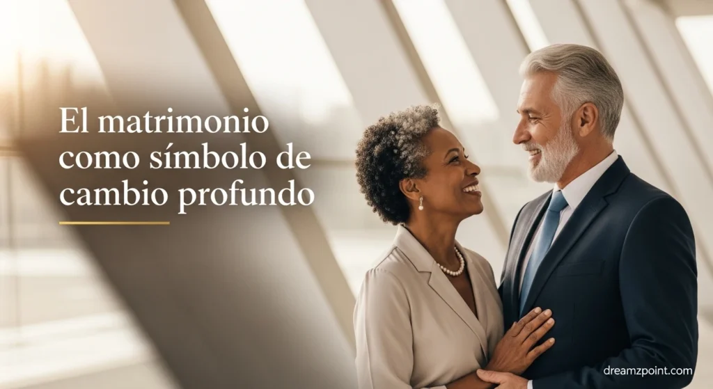 El matrimonio como símbolo de cambio profundo