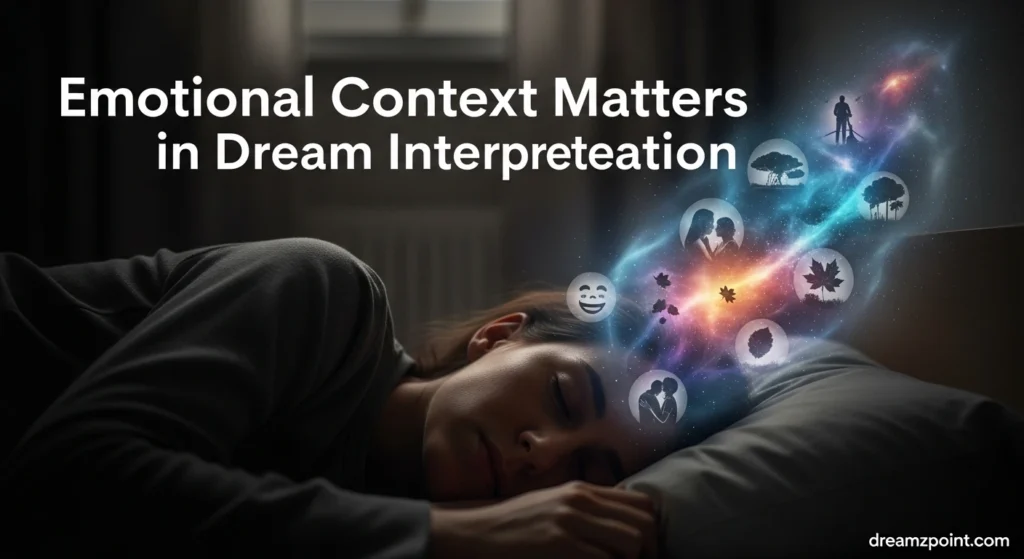 Emotional Context Matters in Dream Interpretation