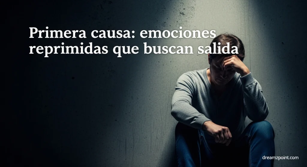 Primera causa: emociones reprimidas que buscan salida