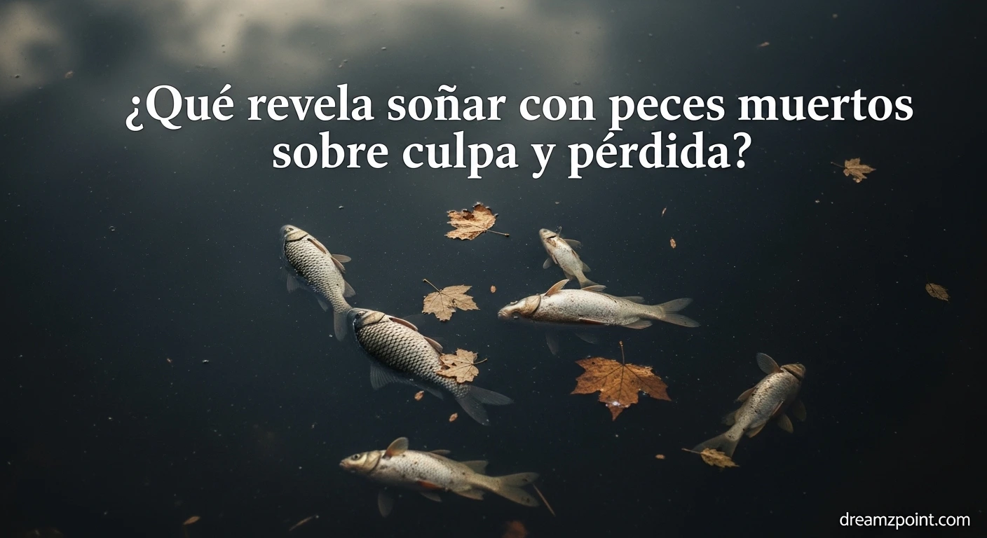 ¿Qué revela soñar con peces muertos sobre culpa y pérdida?