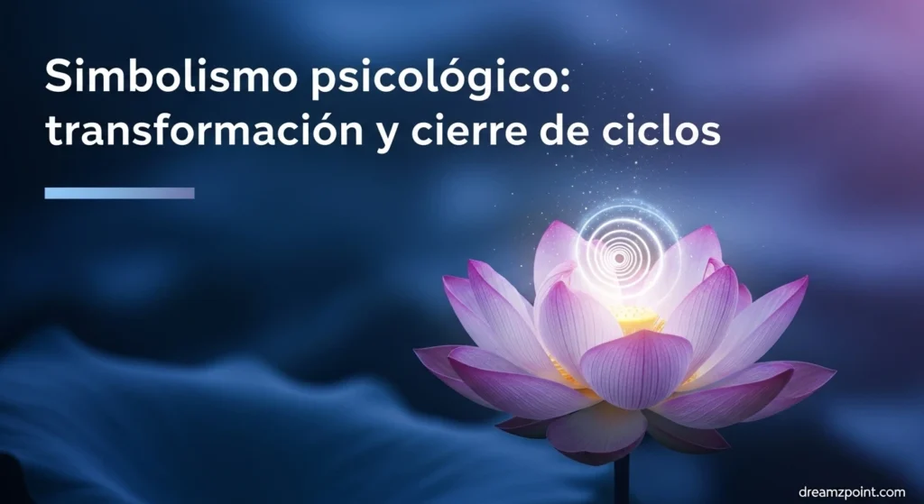 Simbolismo psicológico: transformación y cierre de ciclos