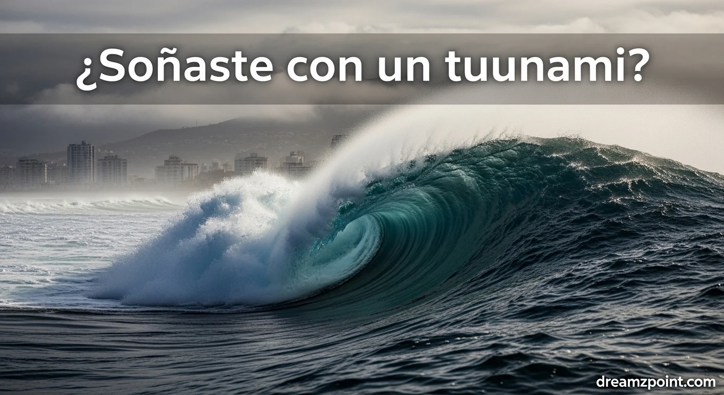 ¿Soñaste con un tsunami? El significado oculto detrás de las olas