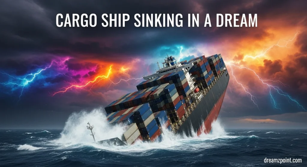 Cargo Ship Sinking in a Dream