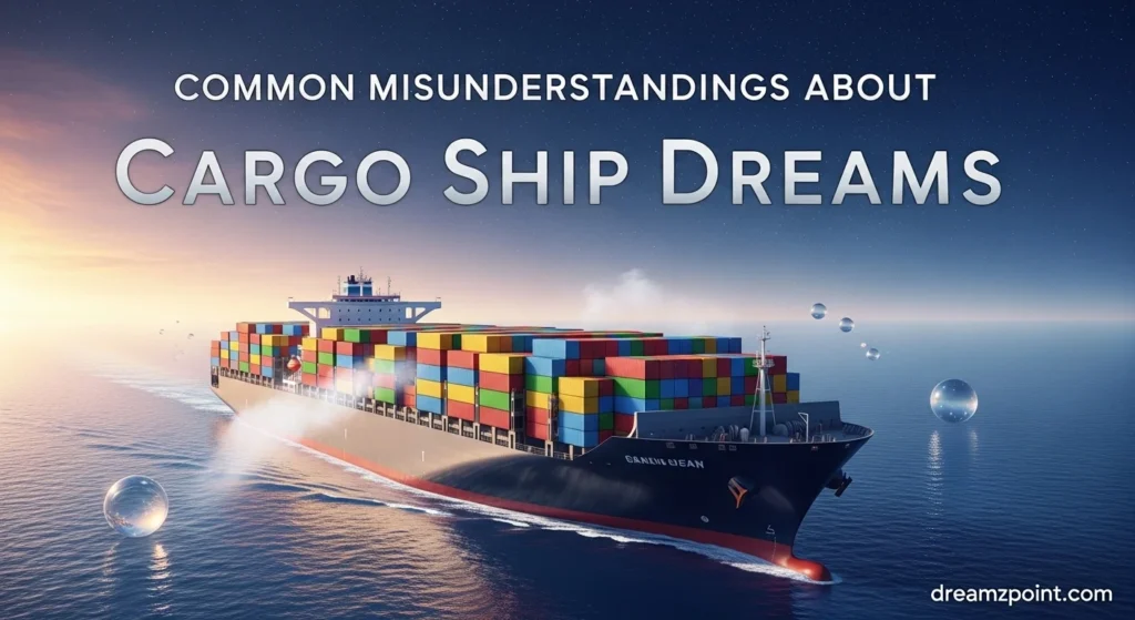 Common Misunderstandings About Cargo Ship Dreams
