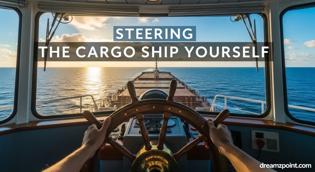 Steering the Cargo Ship Yourself