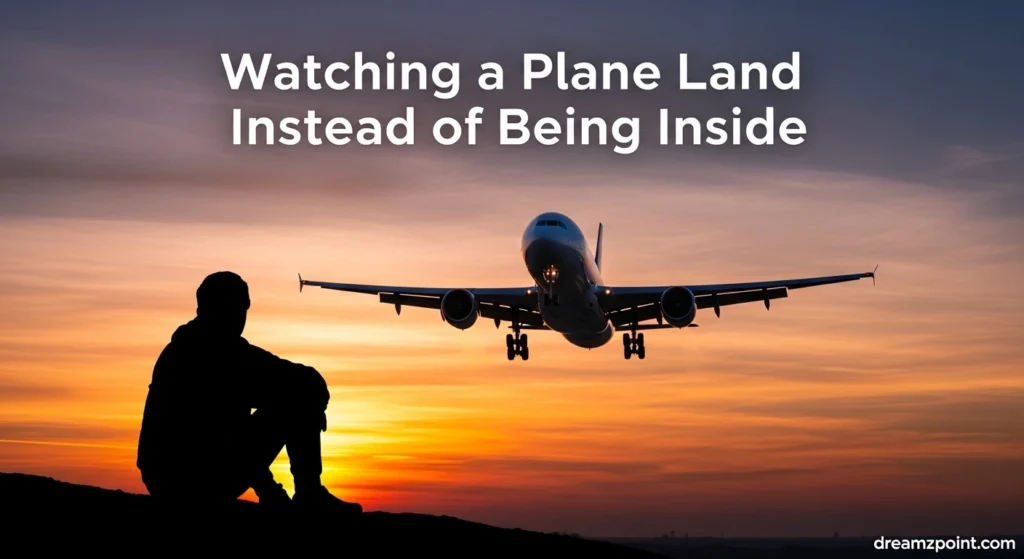 Watching a Plane Land Instead of Being Inside
