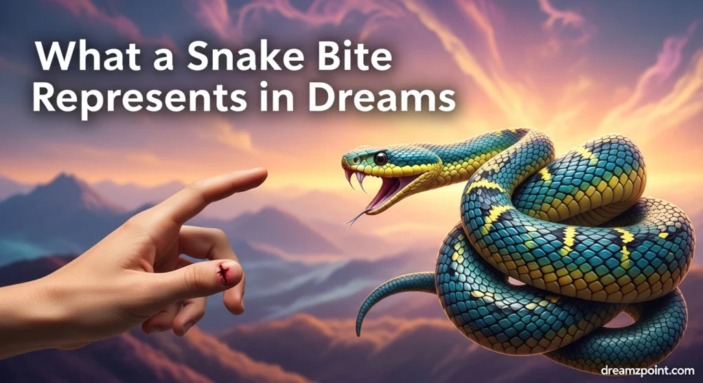 What a Snake Bite Represents in Dreams