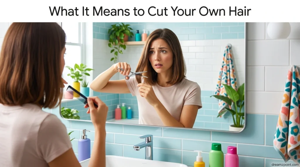 What It Means to Cut Your Own Hair
