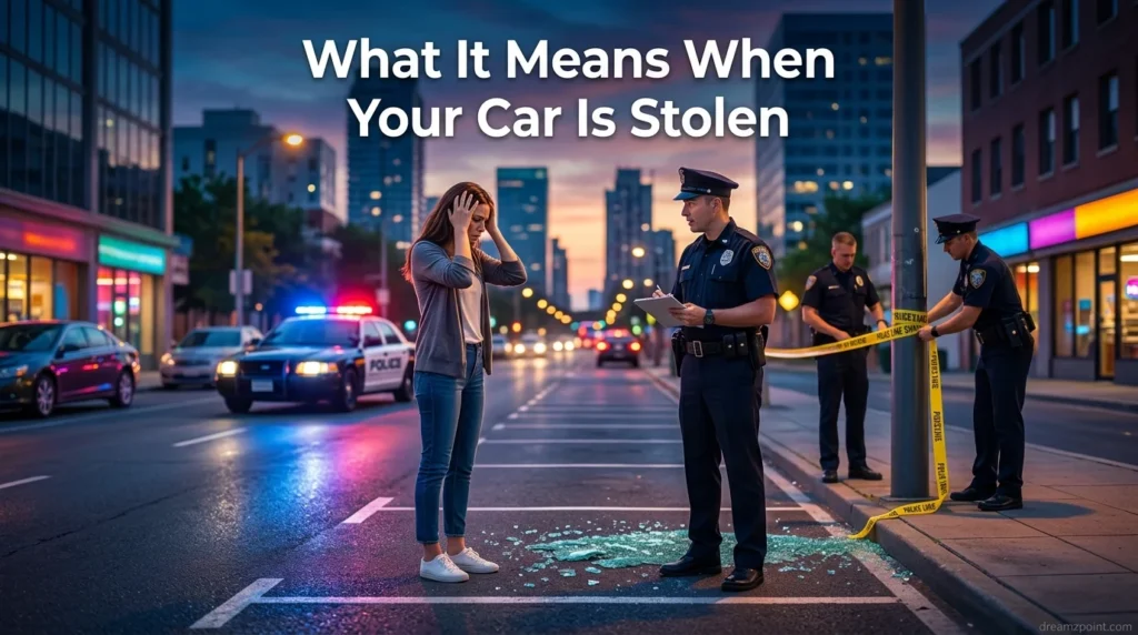 What It Means When Your Car Is Stolen