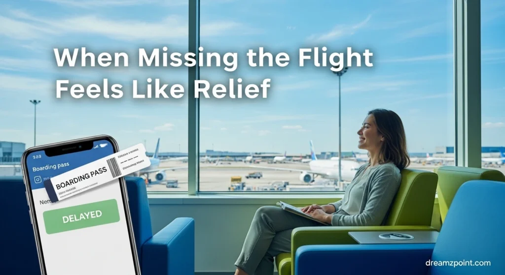 When Missing the Flight Feels Like Relief