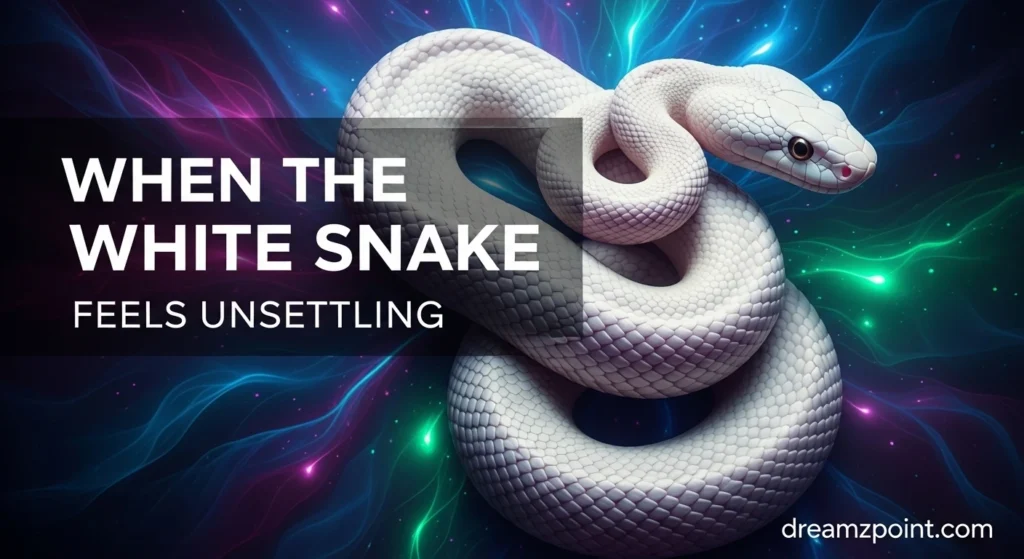 When the White Snake Feels Unsettling