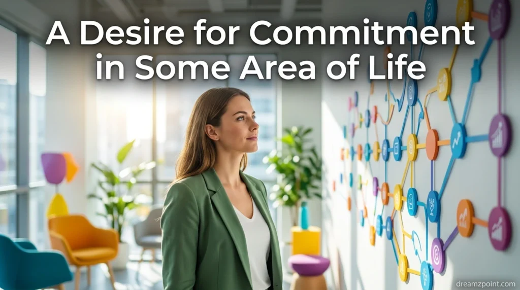 A Desire for Commitment in Some Area of Life