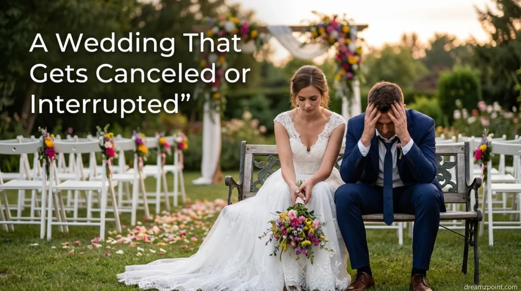 A Wedding That Gets Canceled or Interrupted