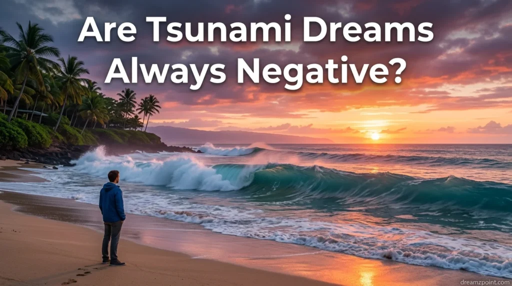 Are Tsunami Dreams Always Negative?