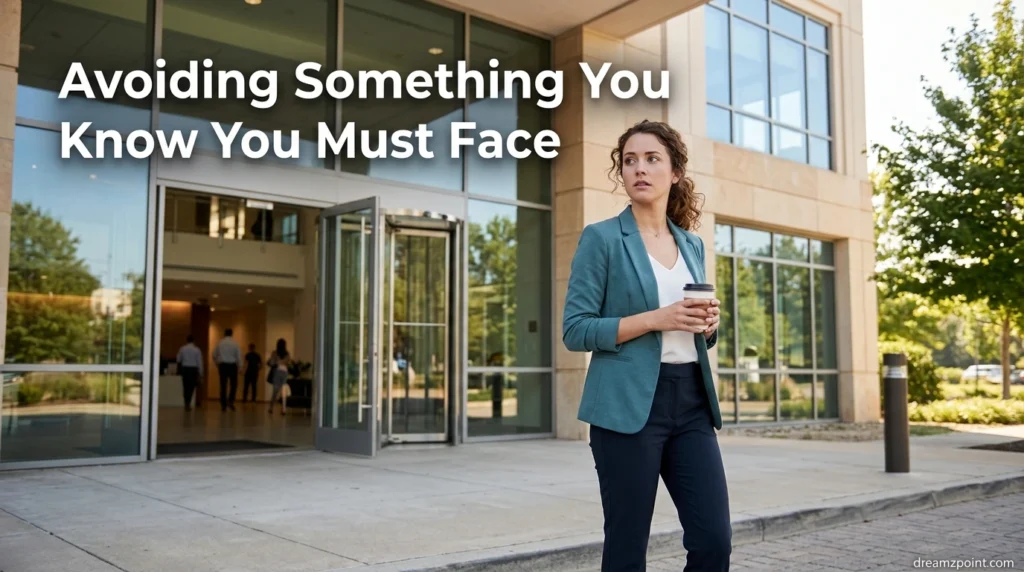 Avoiding Something You Know You Must Face