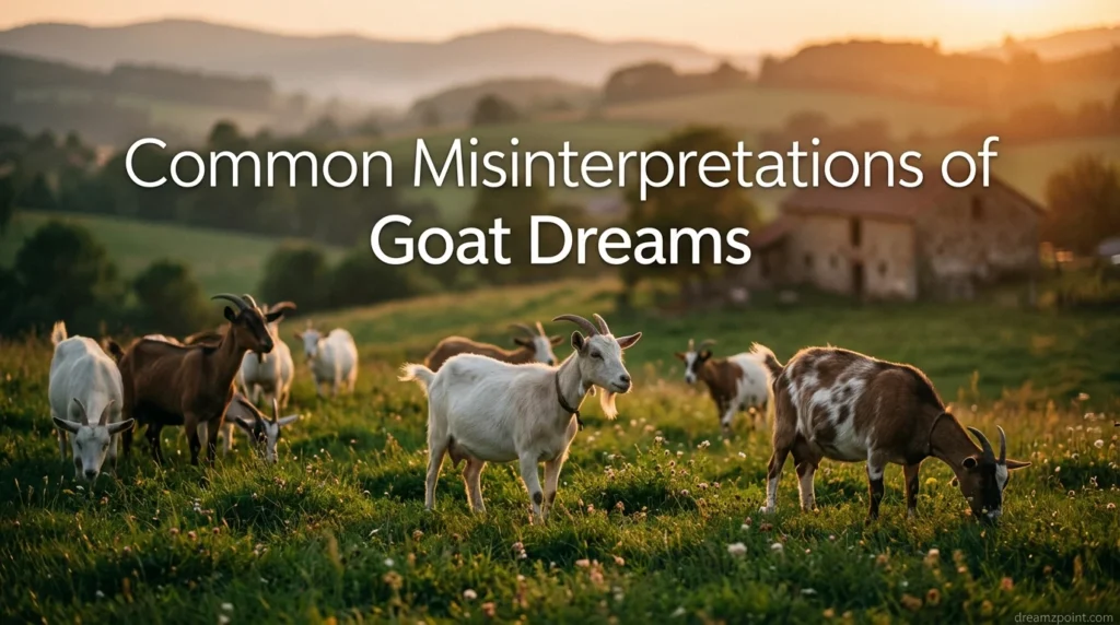 Common Misinterpretations of Goat Dreams