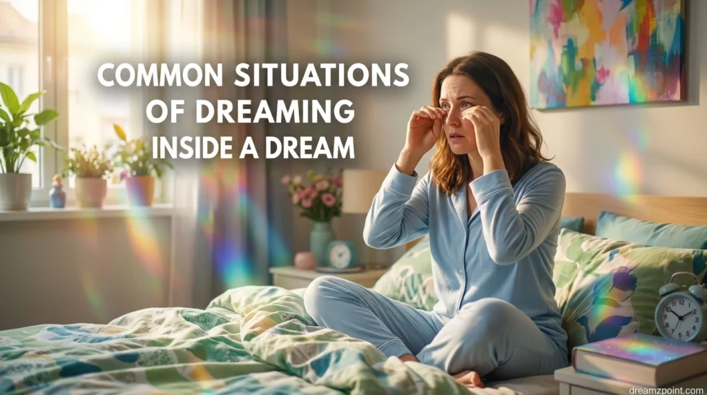 Common Situations of Dreaming Inside a Dream