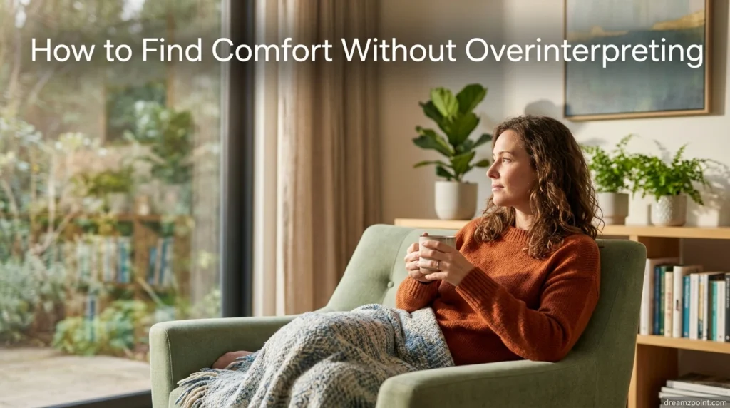 How to Find Comfort Without Overinterpreting