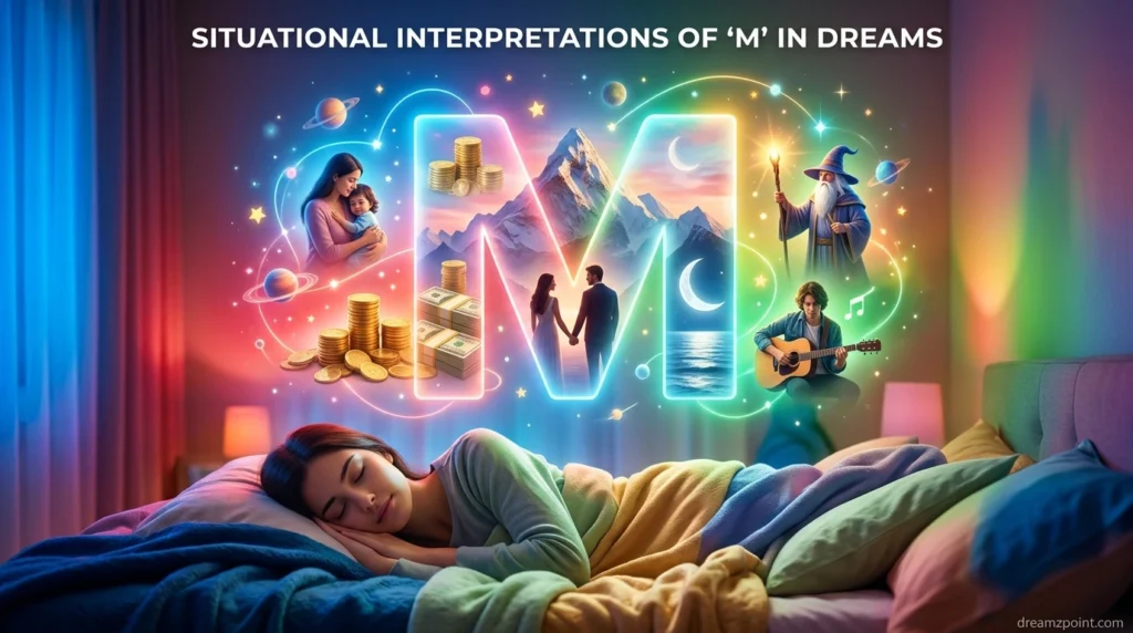 Situational Interpretations of ‘M’ in Dreams
