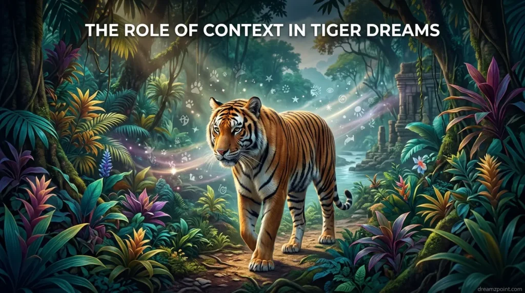 The Role of Context in Tiger Dreams