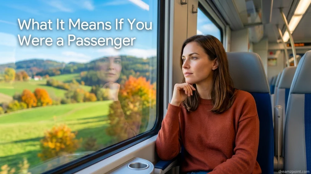 What It Means If You Were a Passenger