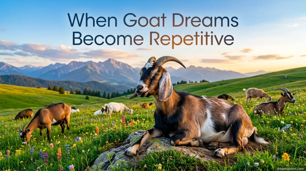 When Goat Dreams Become Repetitive