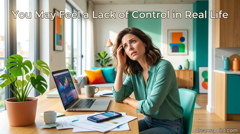 You May Feel a Lack of Control in Real Life