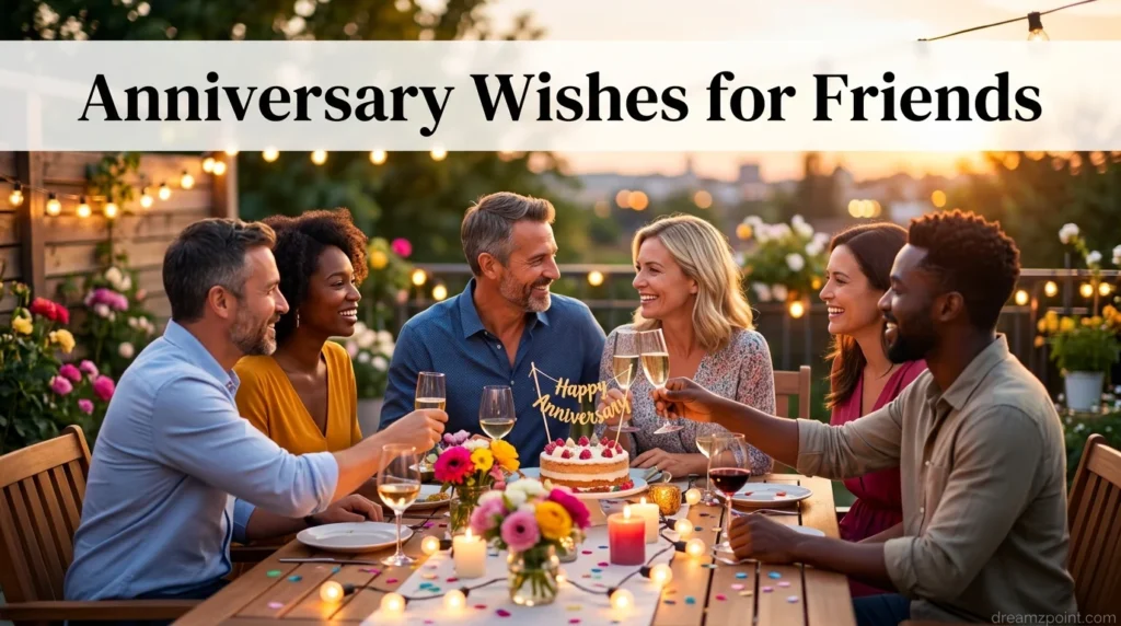 Anniversary Wishes for Friends