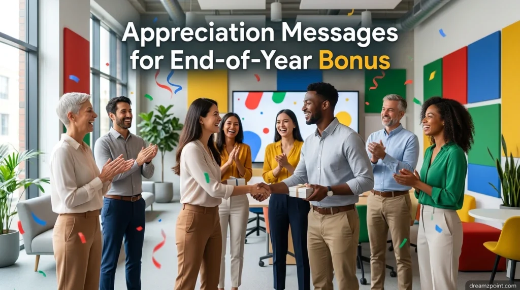 Appreciation Messages for End-of-Year Bonus