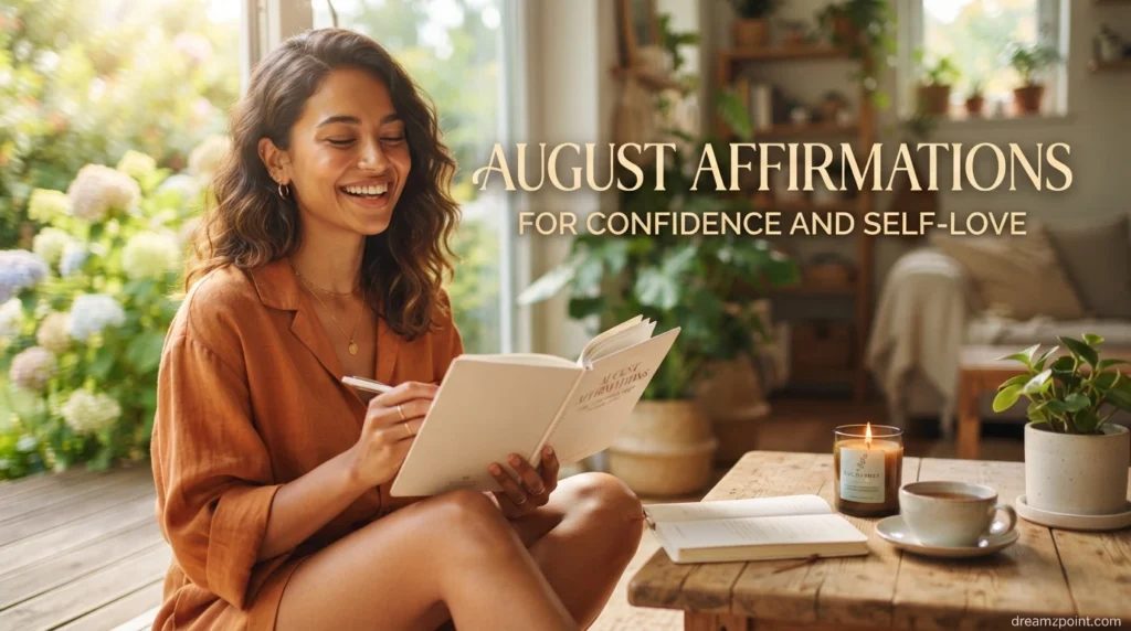 August Affirmations for Confidence and Self-Love