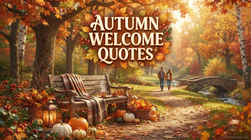 Autumn Welcome Quotes