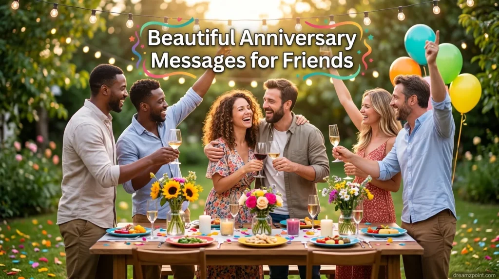 Beautiful Anniversary Messages for Friends