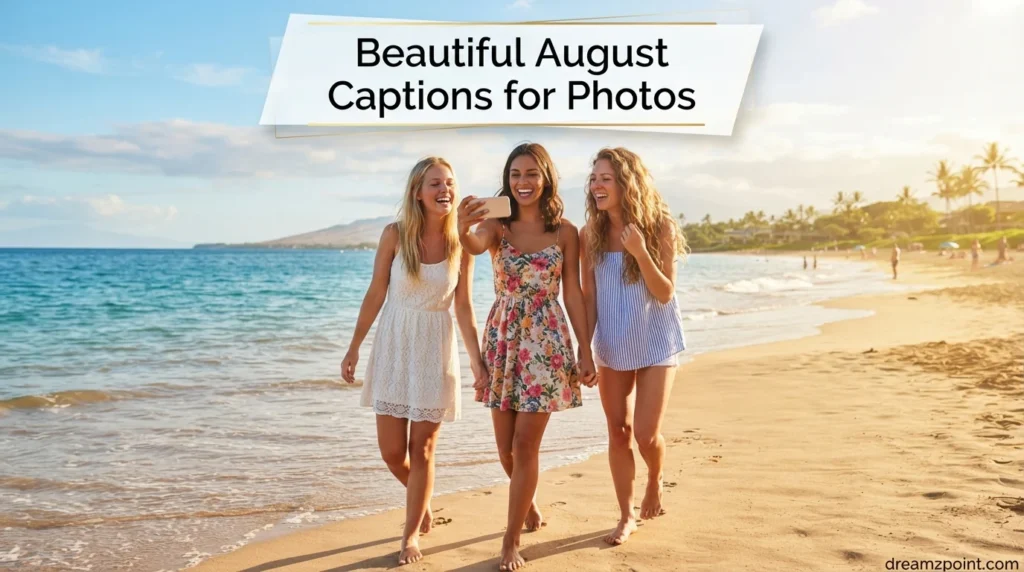 Beautiful August Captions for Photos