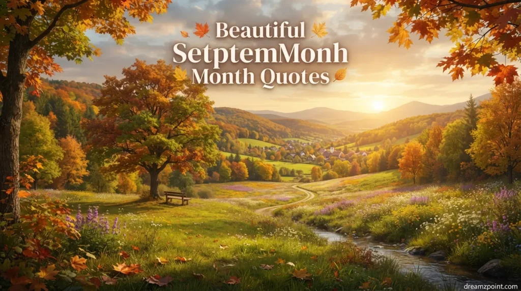 Beautiful September Month Quotes