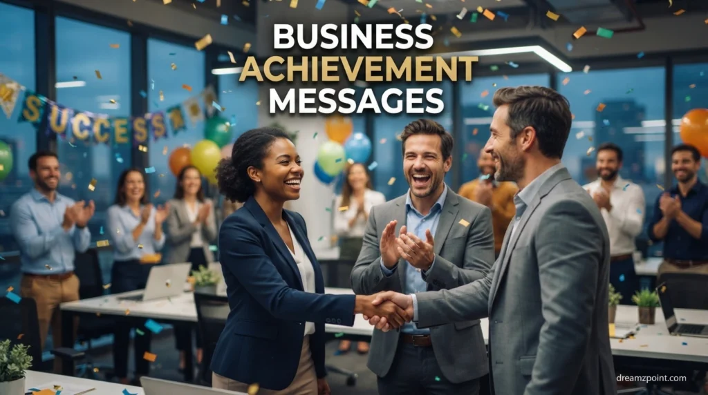 Business Achievement Messages