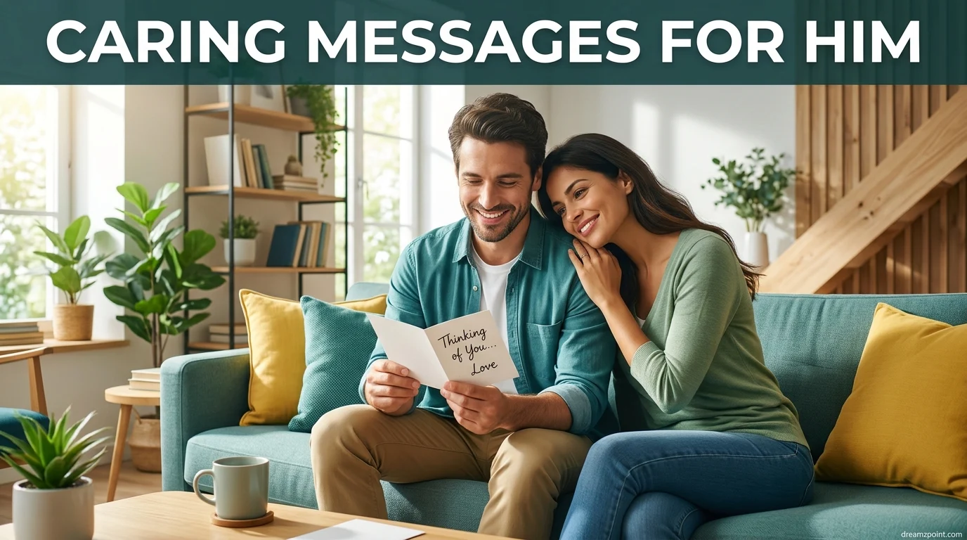 Caring Messages for Him