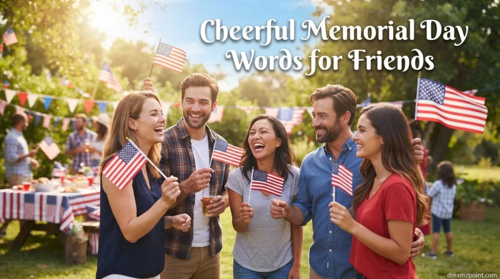 Cheerful Memorial Day Words for Friends