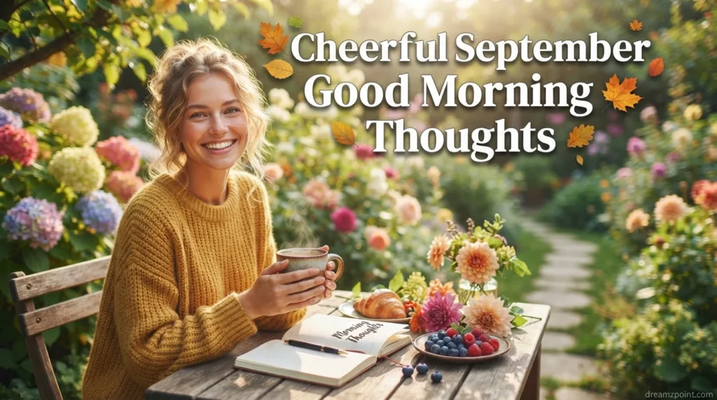 Cheerful September Good Morning Thoughts