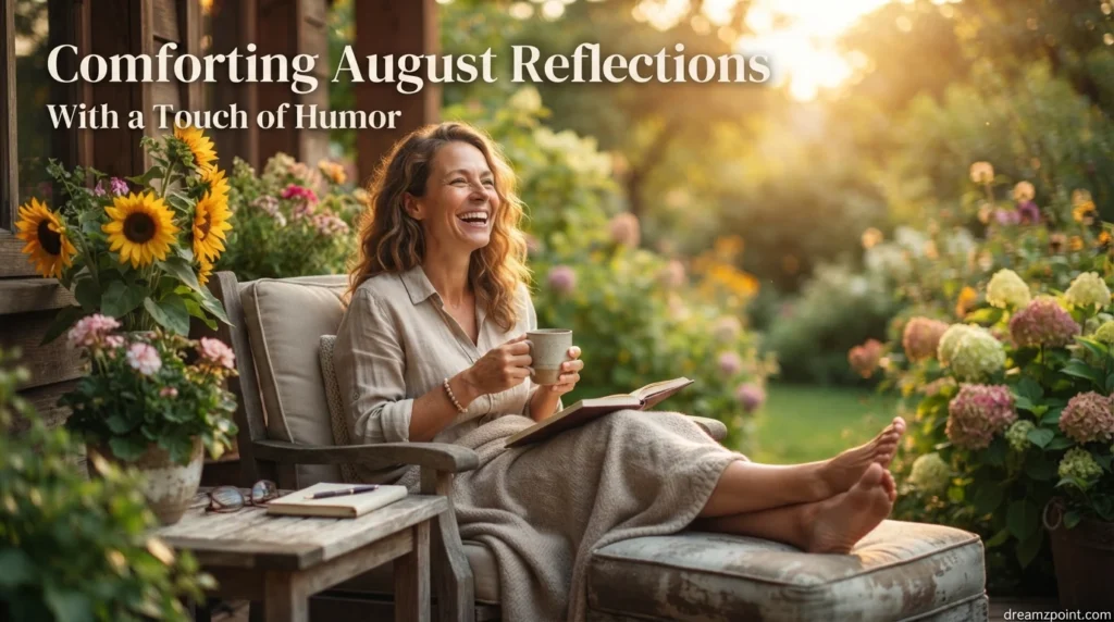 Comforting August Reflections With a Touch of Humor