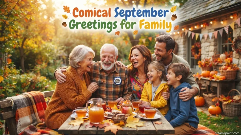 Comical September Greetings for Family