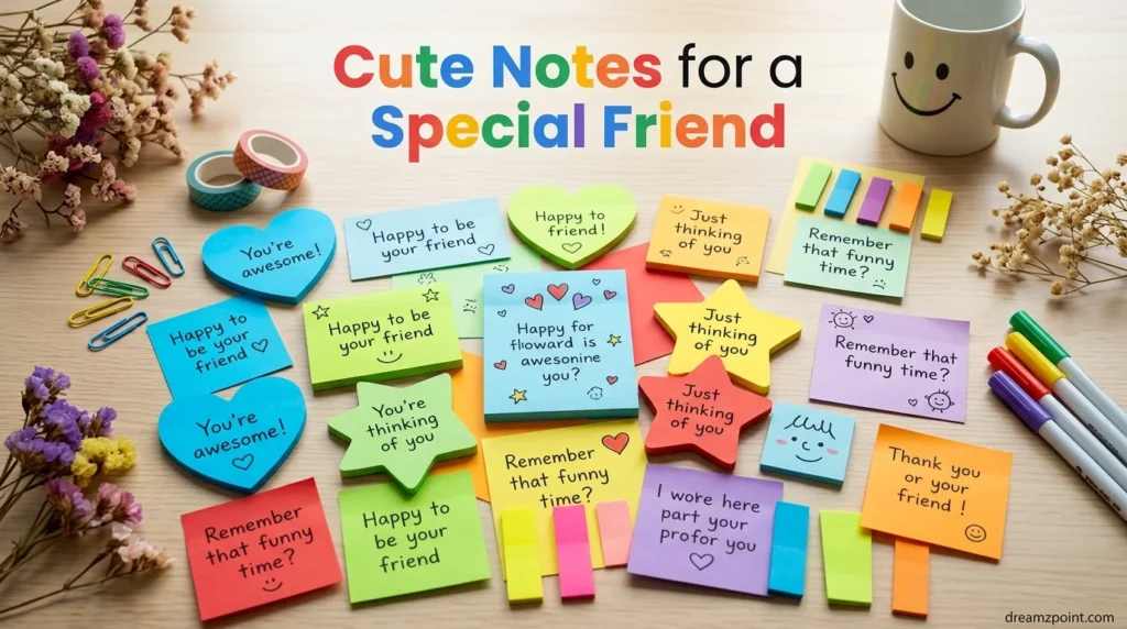 Cute Notes for a Special Friend