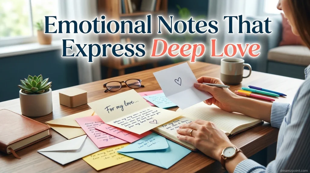 Emotional Notes That Express Deep Love