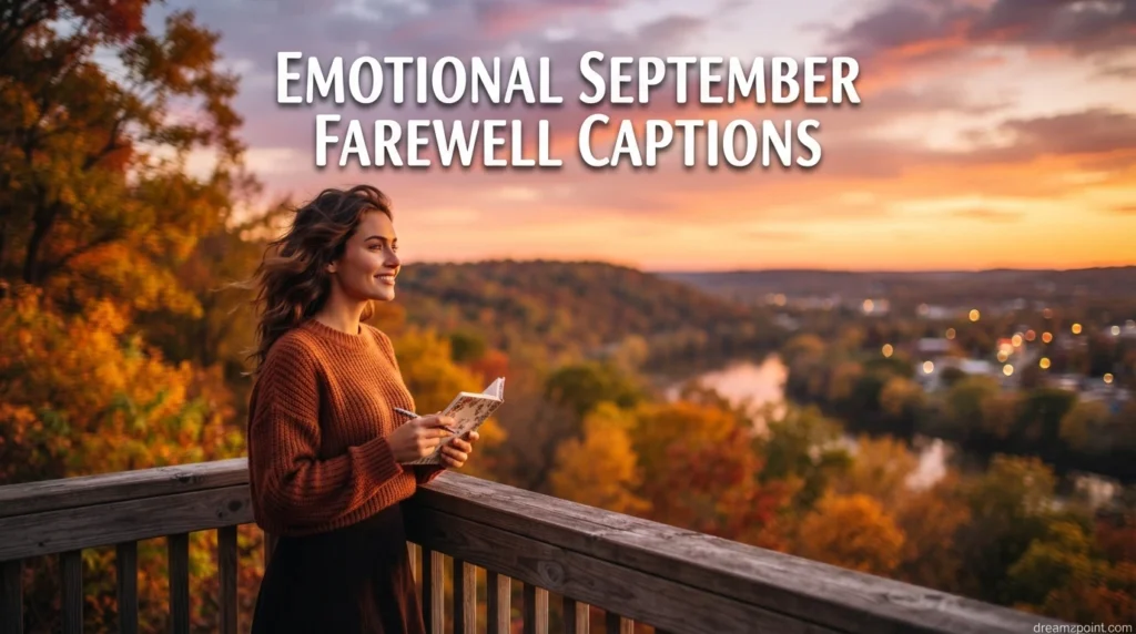 Emotional September Farewell Captions